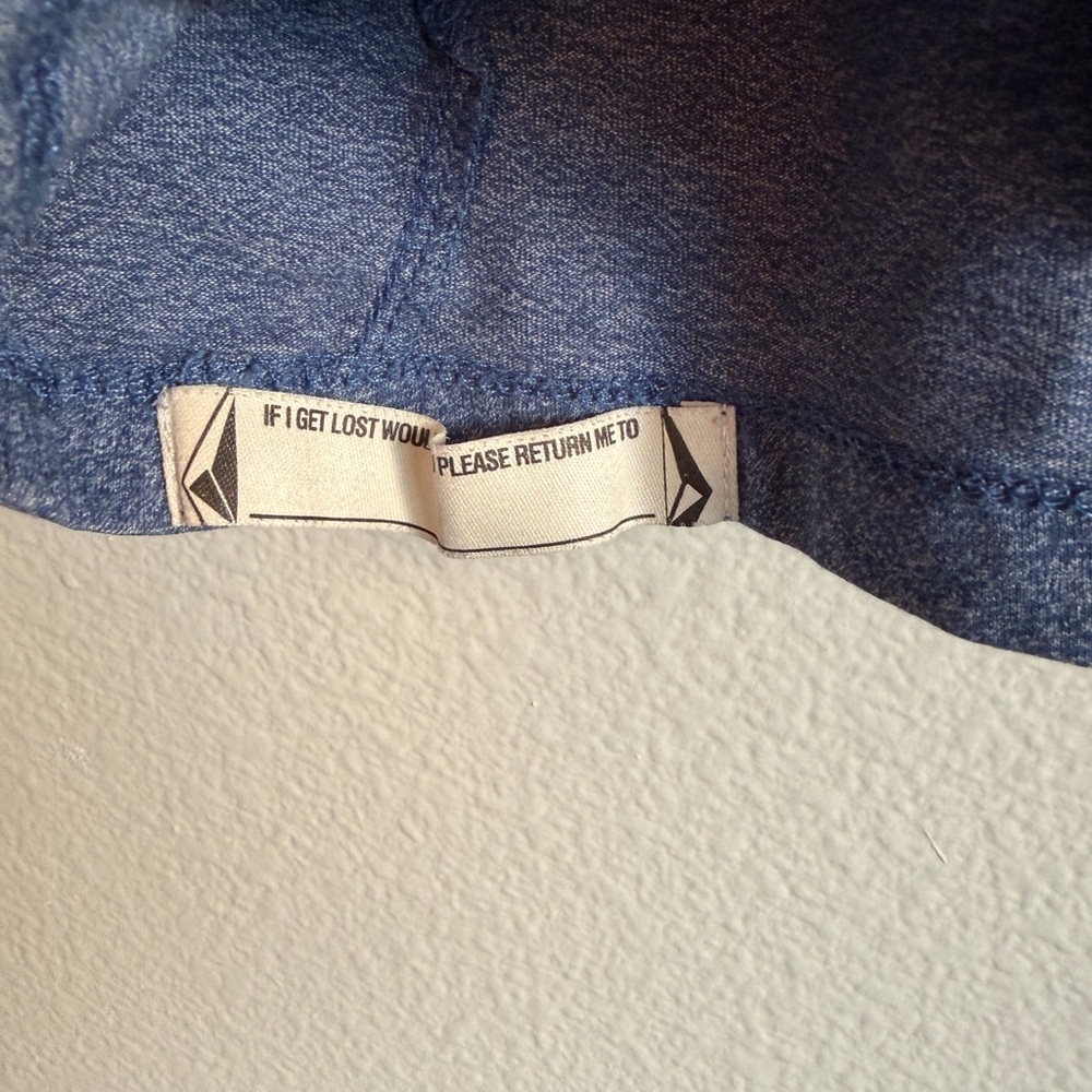 Volcom Boy's Heathered Navy Polo Shirt - Picture 4 of 5